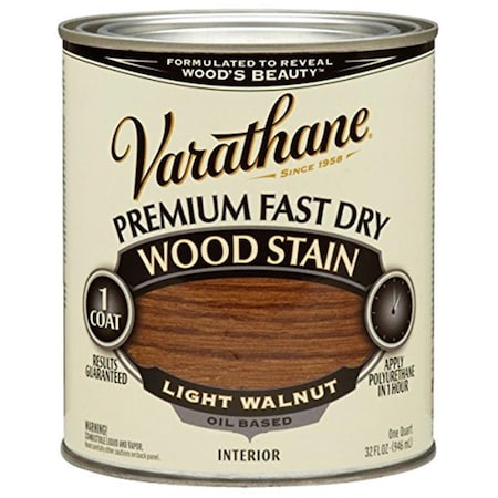 Varathane 1 Quart Light Walnut Fast Dry Wood Stain VA311555